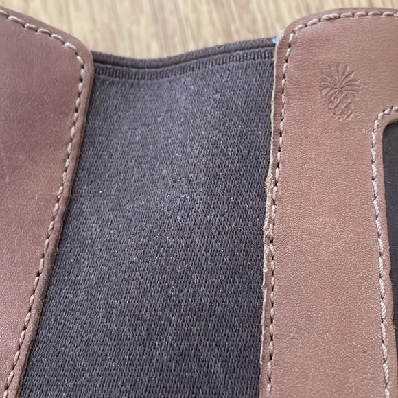 Tommy Bahama’s Brown & Tan Ankle Wedge Booties in Size 9 - Picture 7 of 8